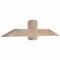 Ekena Millwork Eugene Smooth Timber Gable Bracket, Douglas Fir, 60"W x 12"H x 5 1/2"D x 5 1/2"F, 5/12 Pitch GBW060X12X0606EUG00SDF - alternate 5